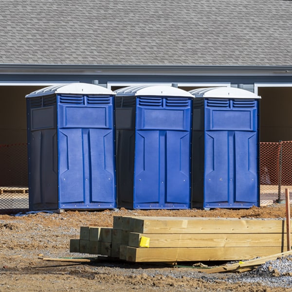 is there a specific order in which to place multiple portable restrooms in Mound Valley